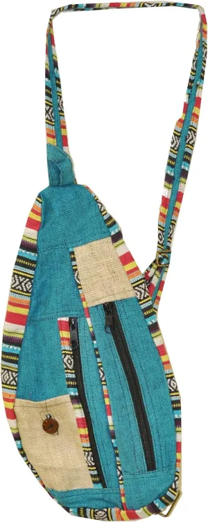 Mandala Crafts Boho Sling Bag for Women Crossbody Purse – Bohemian One Strap Backpack – Hippie Boho Backpack for Men Daypack