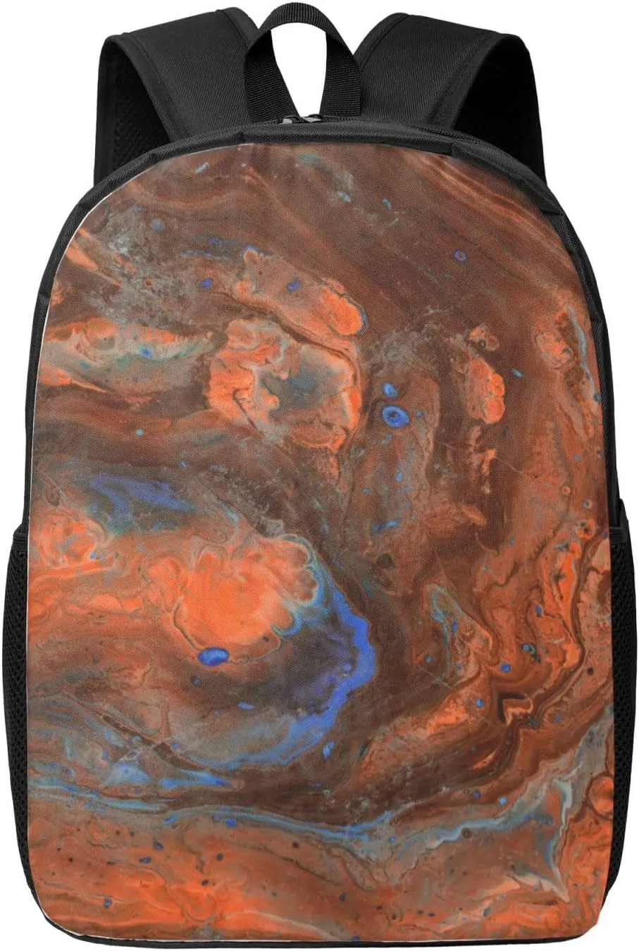 Marble Texture Backpack, 17 Inch Travel Business Laptop Backpack For Women Men