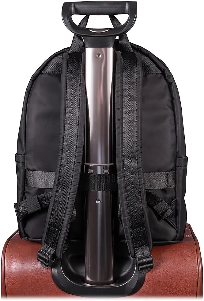 McKlein 15" Nylon Classic U Shape Laptop Backpack- NEOSPORT- Black