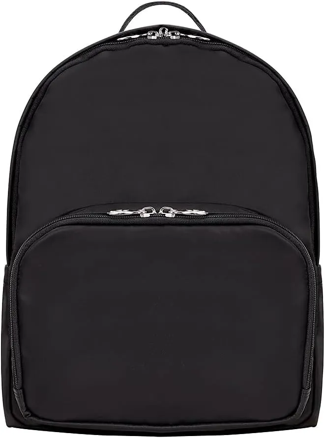 McKlein 15" Nylon Classic U Shape Laptop Backpack- NEOSPORT- Black