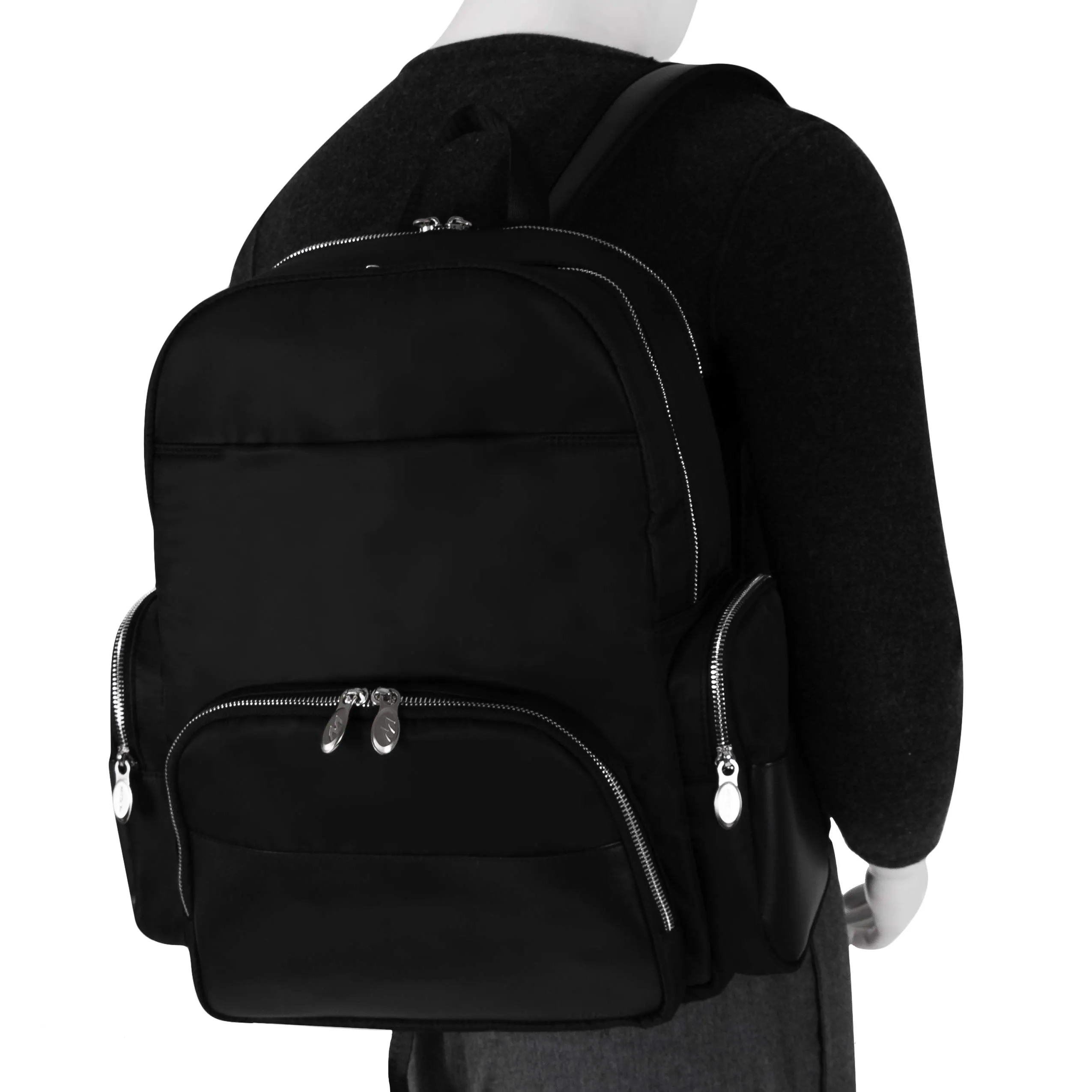McKlein USA N Series Cumberland 17" Nylon Dual Compartment Laptop Backpack