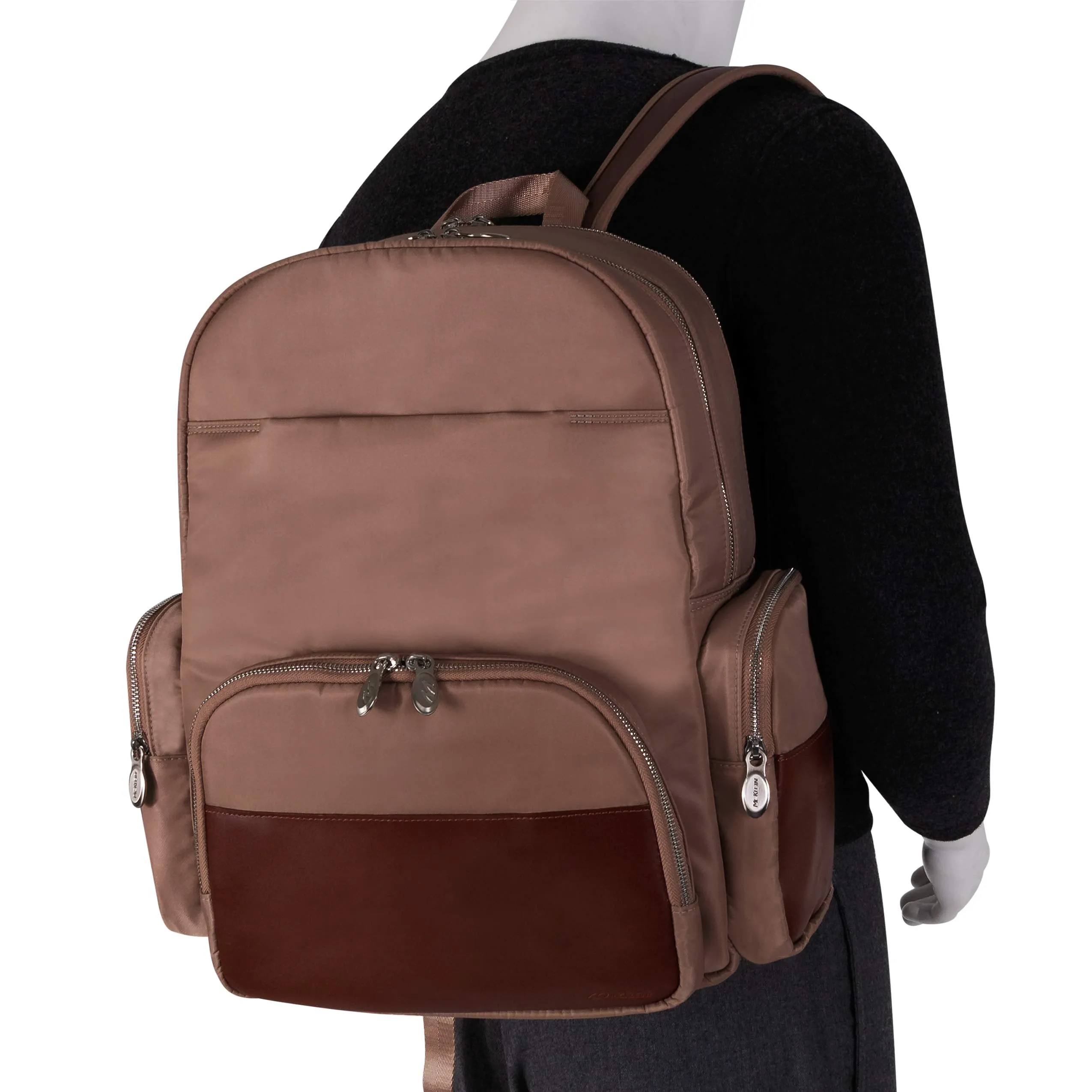 McKlein USA N Series Cumberland 17" Nylon Dual Compartment Laptop Backpack