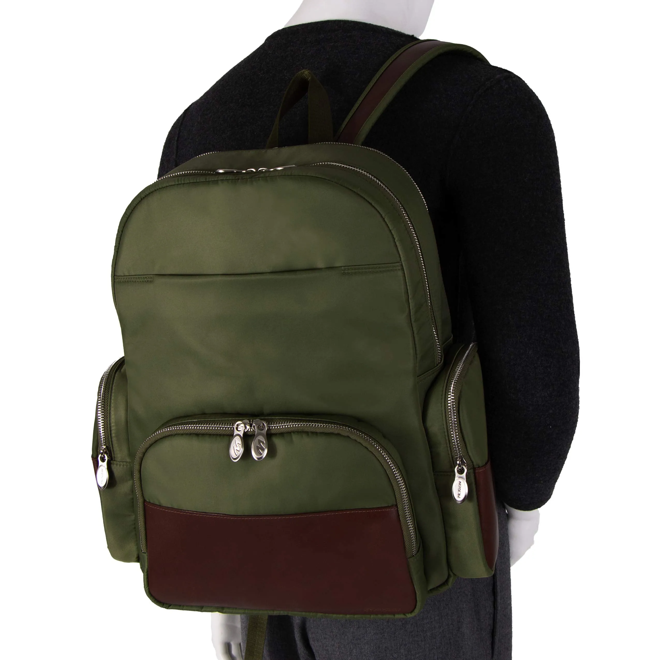 McKlein USA N Series Cumberland 17" Nylon Dual Compartment Laptop Backpack
