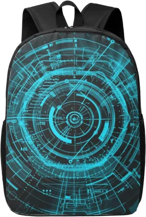 Mechanical Analysis Backpack, 17 Inch Travel Business Laptop Backpack For Women Men