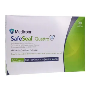 Medicom 88035-4 SafeSeal Quattro (US) with TruePress Technology, 14" Length, 10'' Width