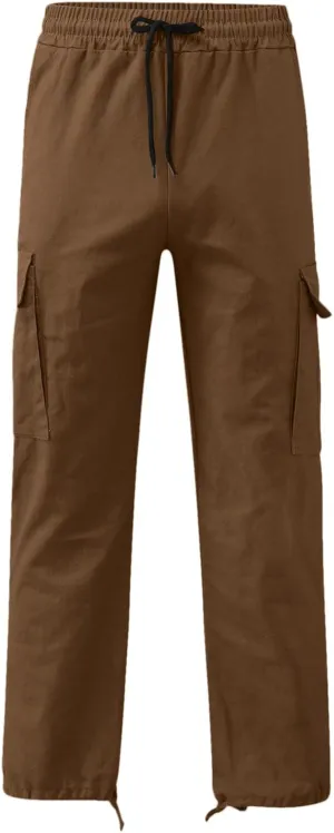 Men's Athletic Running Sweatpants Pants Straight-Leg Fitness Sports Men's Pants Casual Cargo Pants Workout Joggers