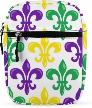 Mens Crossbody Zipper Bag, Small Shoulder Bag Zipper Travel Phone Pouch Wallet Waterproof Mini Purse
