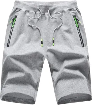 Mens Shorts Casual Men's Solid Lightweight Athletic Sport Running Shorts with Drawtring Workout Gym Shorts Training