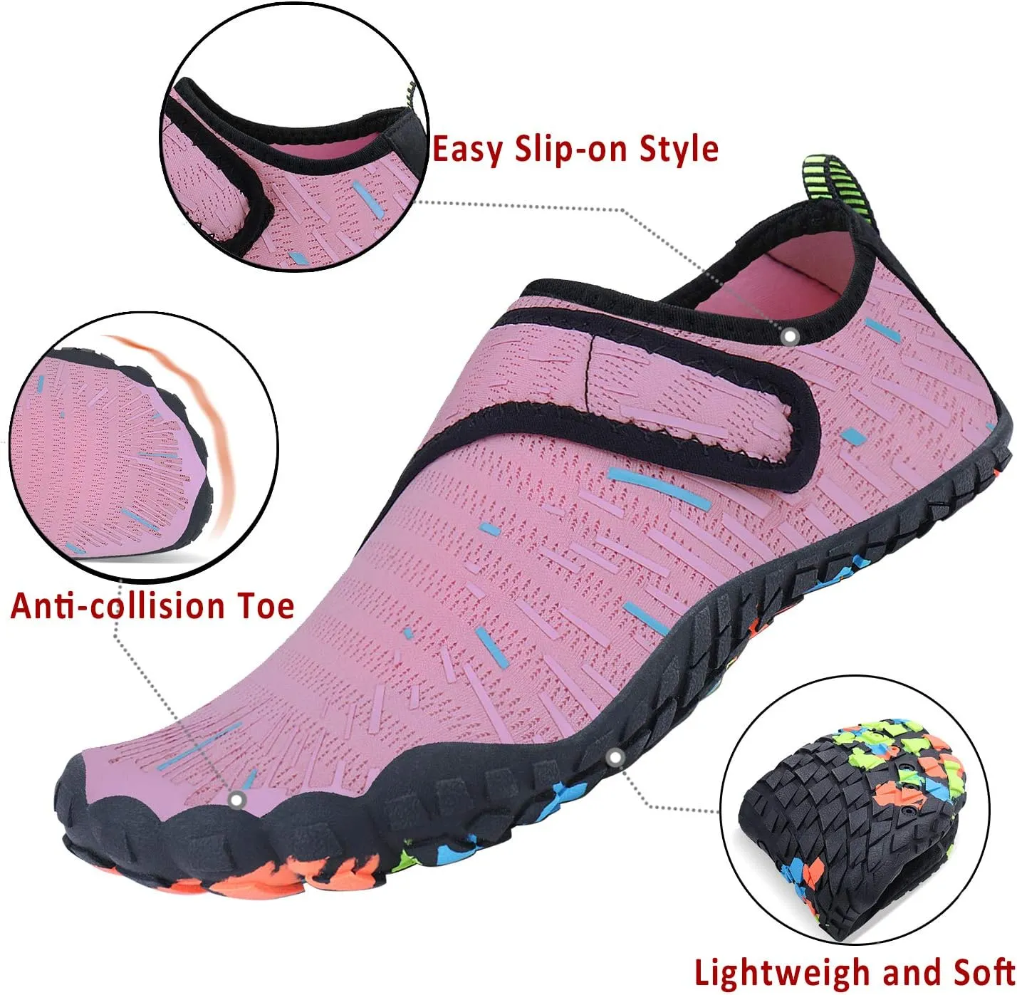 Mens Womens Water Shoes Sports Quick Dry Barefoot Athletic for Swim Diving Surf Aqua Pool Beach Yoga