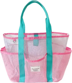 Mesh Beach Bag - Large Sandproof Tote Bag | Extra Large Mesh Beach Bag | Women's Luggage For Travel Luggage Outdoor Cruise