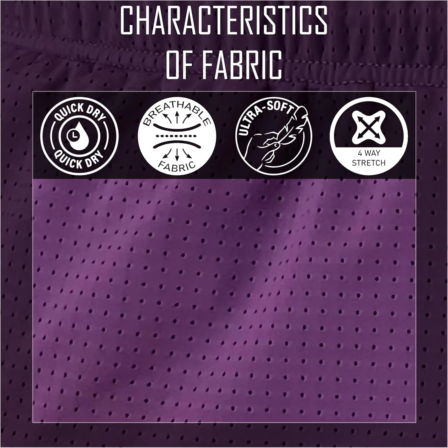 Mesh Shorts - Premium Double Layer Mesh - Designed for Professional Athletes - Silky Soft & Stretchy Fabric