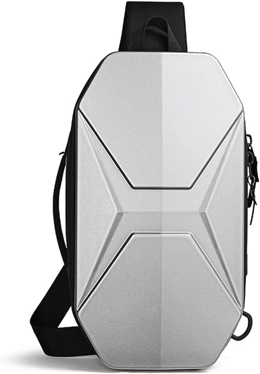 Messenger Bags Hard Shell Chest Bag Male Waterproof Shoulder Bags Men Short Trip Messenger Bag Charging Crossbody Bag