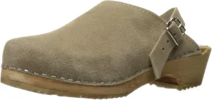 MIA Shoes Alma Womens Leather Clogs with Heels