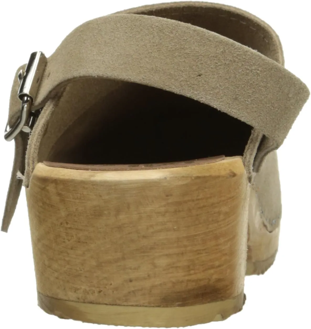 MIA Shoes Alma Womens Leather Clogs with Heels