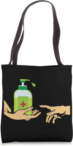 MichelAngelo Creation of Adam Disinfection Tote Bag