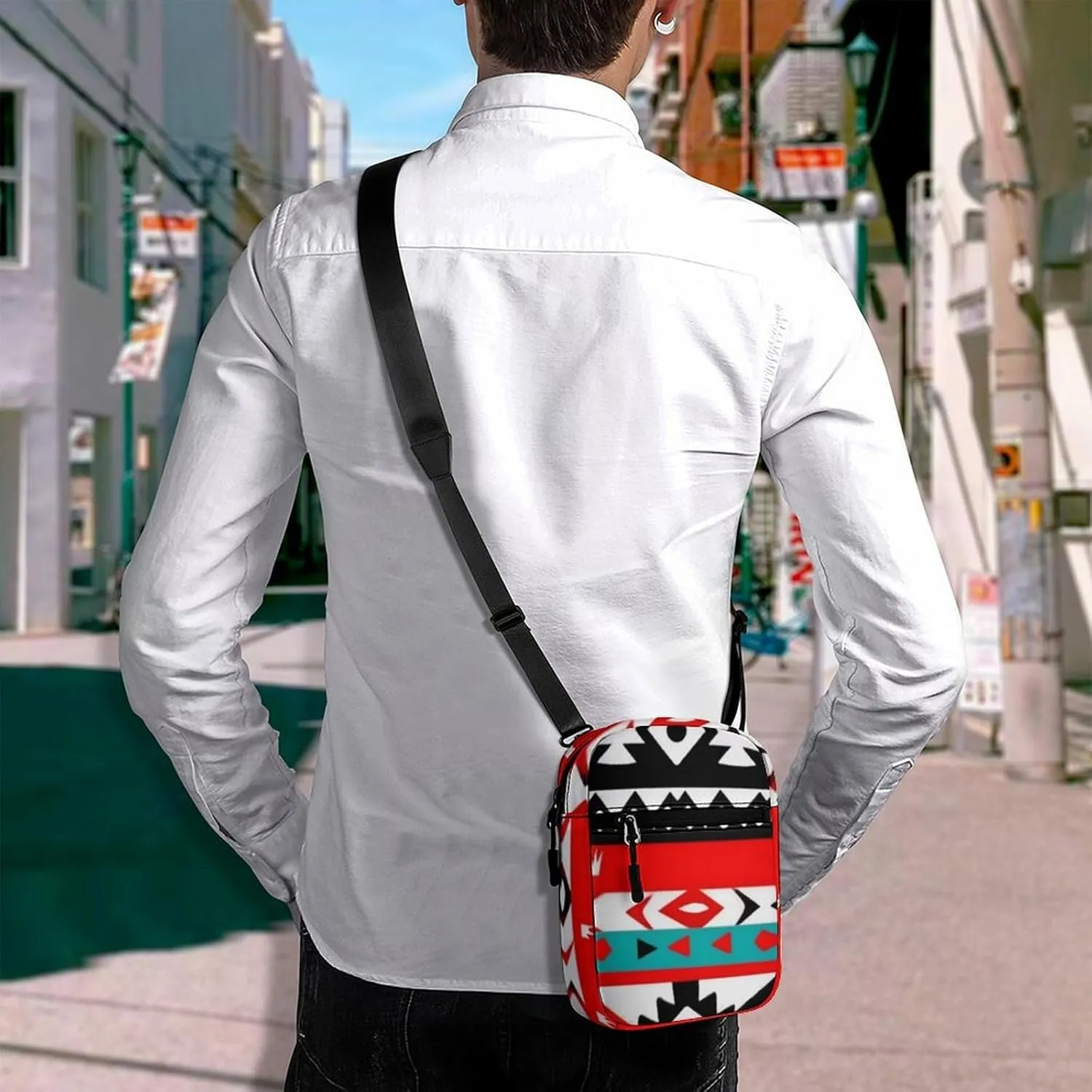 Mini Crossbody Bag for Women, Waterproof Zipper Shoulder Bag Casual Cell Phone Purse Travel Pouch