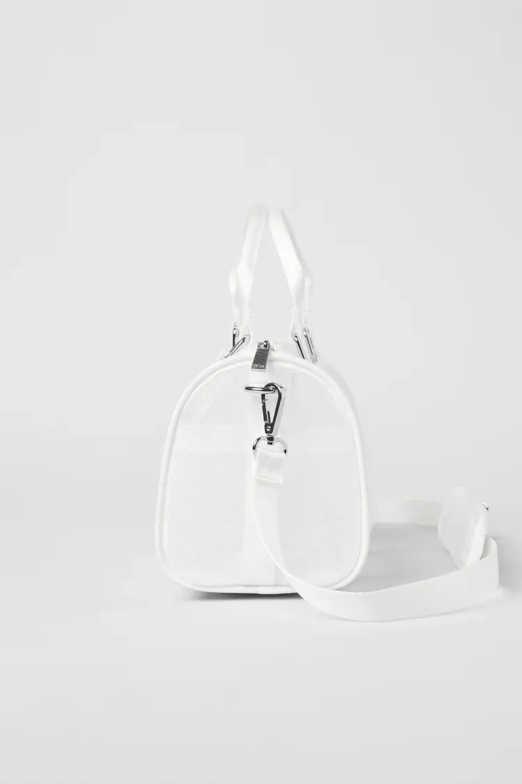 Mini Sheer Duffle - White