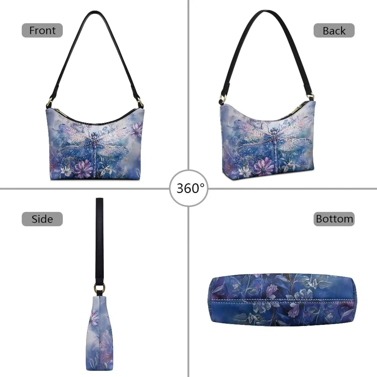Mini Underarm Crossbody Bag for Women Leather for Dating Travel