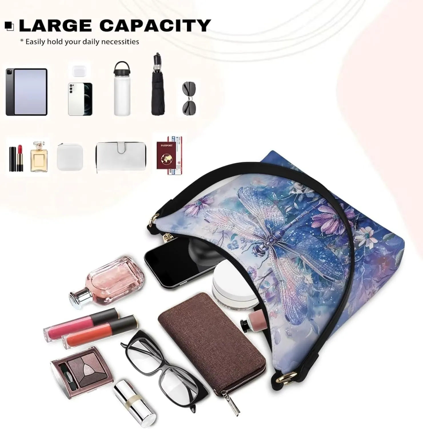 Mini Underarm Crossbody Bag for Women Leather for Dating Travel