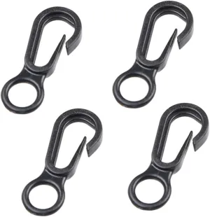 Mipcase 4Pcs U Shaped Aluminum Tent Stakes for Beach Snow Durable Pegs for Camping with Enhanced Holding Power Random Color Rope Included for Person Tents