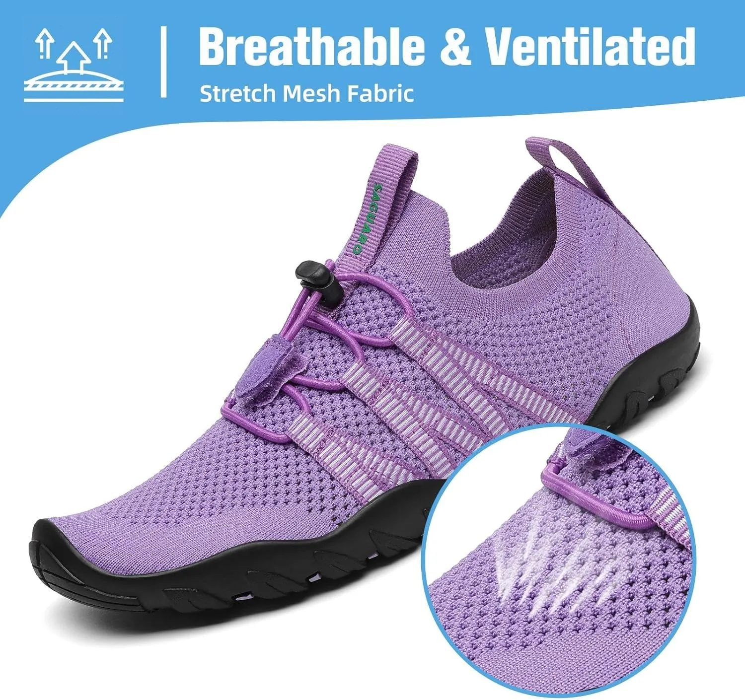 Mishansha Water Shoes for Women Men Barefoot Beach Shoe Quick Dry Aqua Swim Socks for Surfing Yoga Size 4.5-15 Women/3-13.5 Men