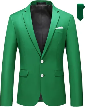 MOGU Men's Slim Fit Sport Coat Blazer Casual Formal Suit Jacket for Party Business Wedding Prom and Homecoming