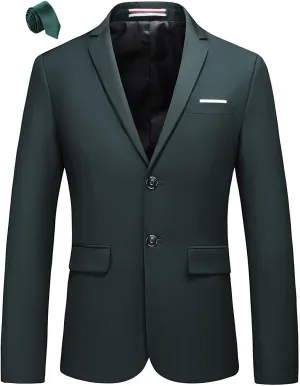 MOGU Men's Slim Fit Sport Coat Blazer Casual Formal Suit Jacket for Party Business Wedding Prom and Homecoming