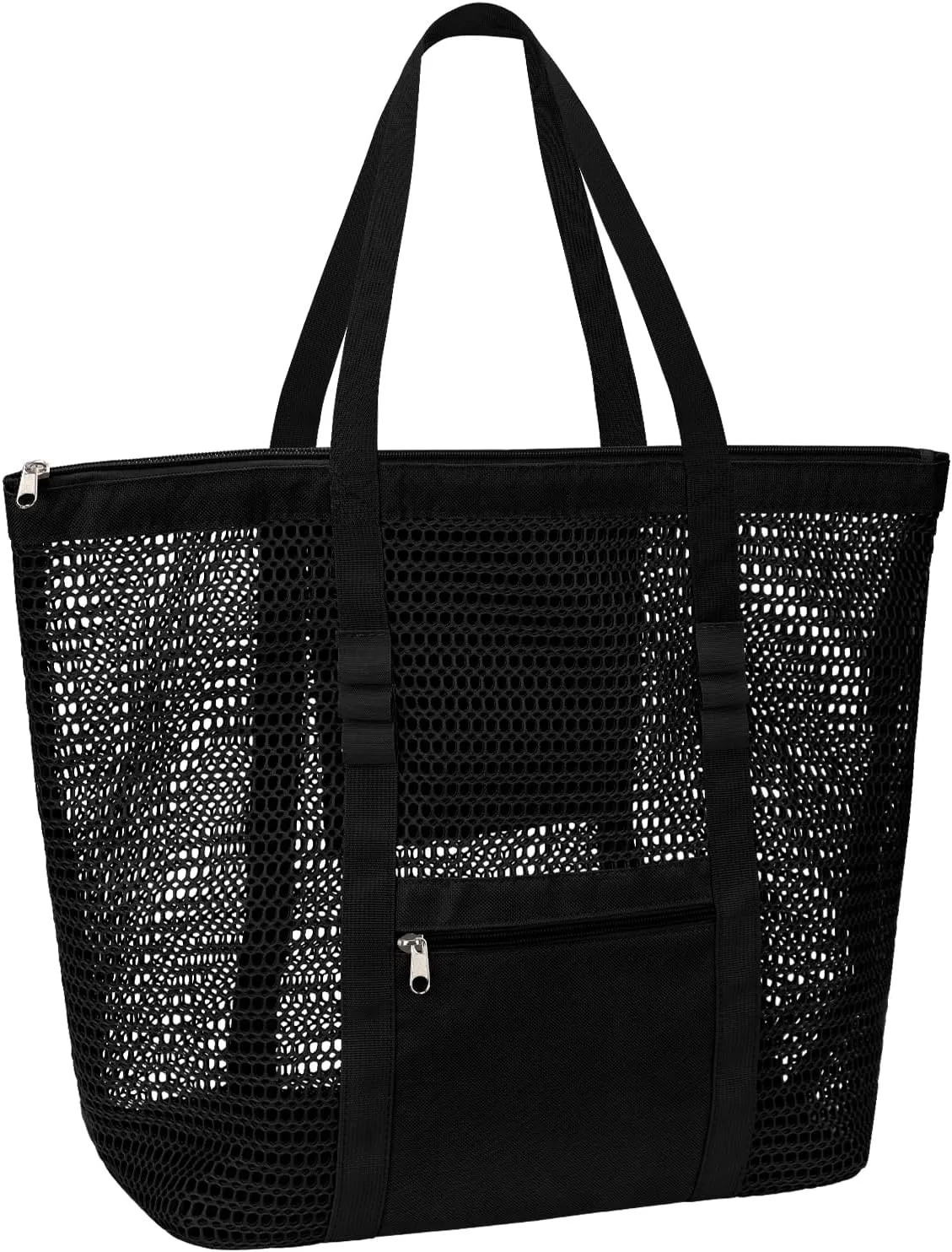 MOLERFO Beach Bag Mesh Tote Bag, Upgraded Beach Bags for Women Mesh Bag Hobo Bag Beach Accessories