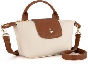 Montana West Mini Crossbody Bag for Women - Lightweight Waterproof Nylon Shoulder Handbag for Travel, Work, and Everyday Use