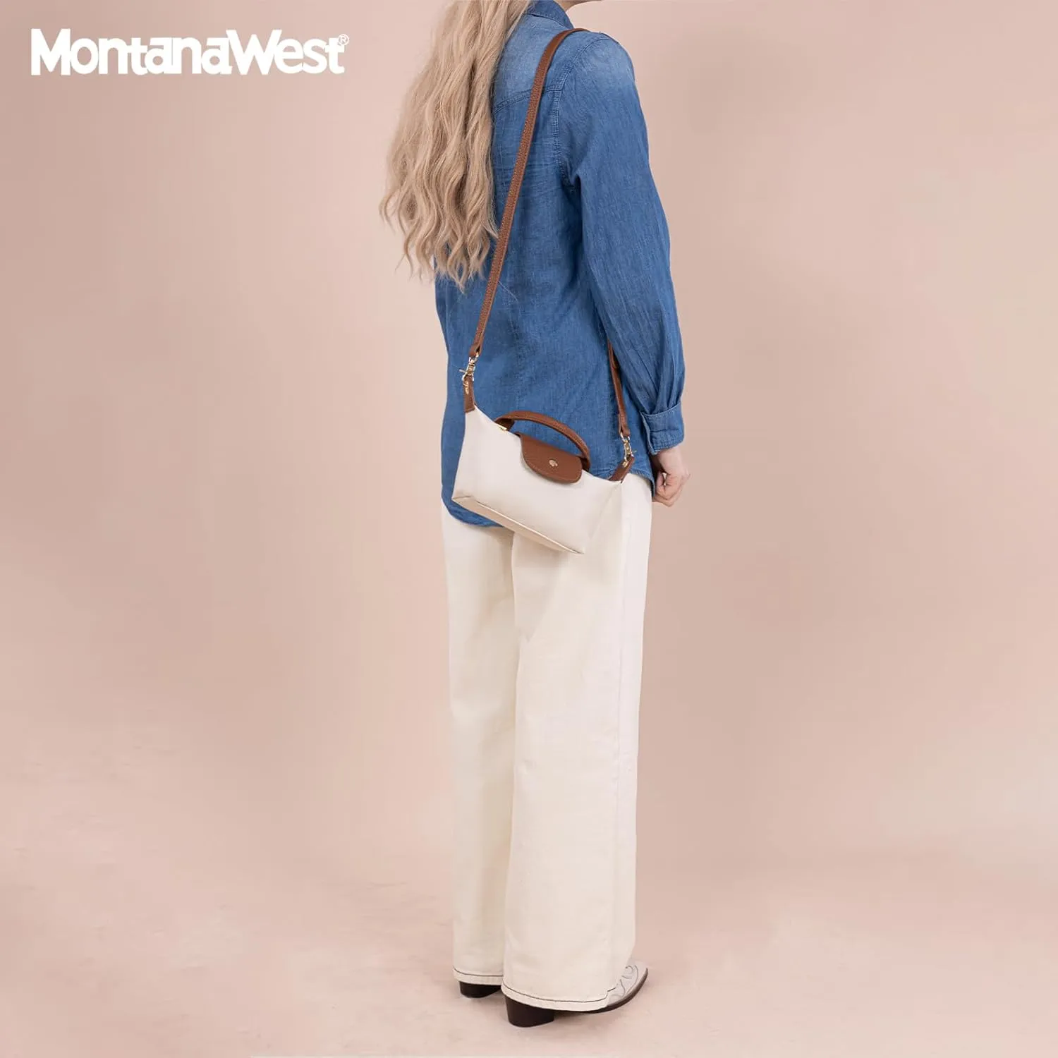 Montana West Mini Crossbody Bag for Women - Lightweight Waterproof Nylon Shoulder Handbag for Travel, Work, and Everyday Use