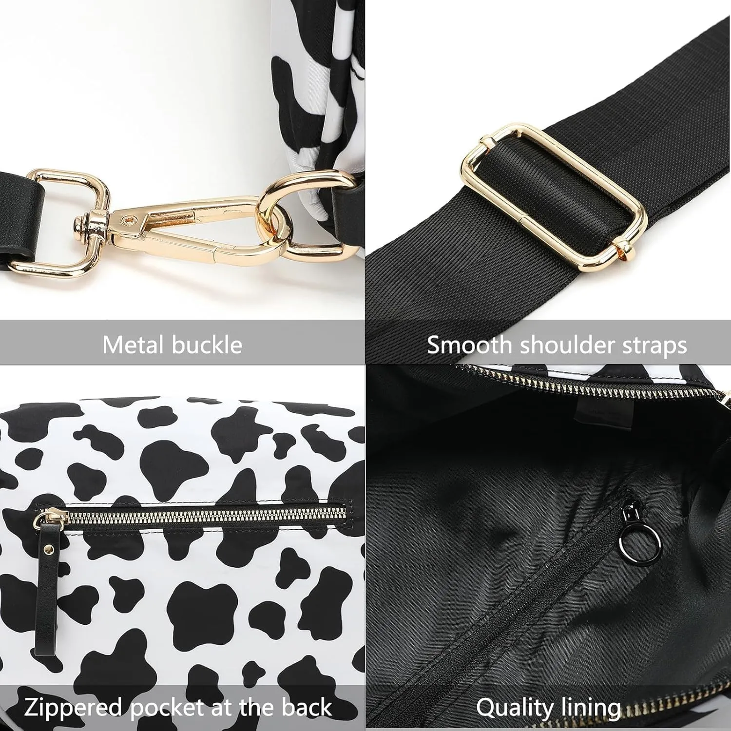 Mosaic Bum Sling Bag Checkered Bum Bag Crossbody Nylon Bum Bags for Women Crossbody Checkereds Purse