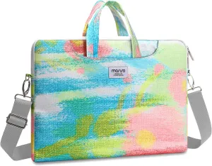 MOSISO Laptop Bag for Women,15 inch Laptop Computer Bag Compatible with MacBook, HP, Dell, Lenovo, Asus Notebook, 15.6 inch Messenger Shoulder Briefcase with Strap, Rainbow Graffiti