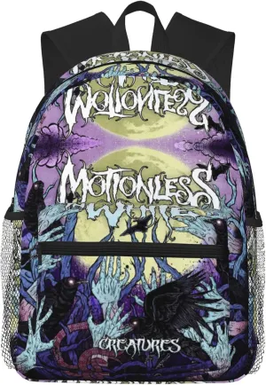 Motionless Rock In White Casual Backpack Large Lightweight Travel Bag Classic Laptop Daypack for Men Women Backpack