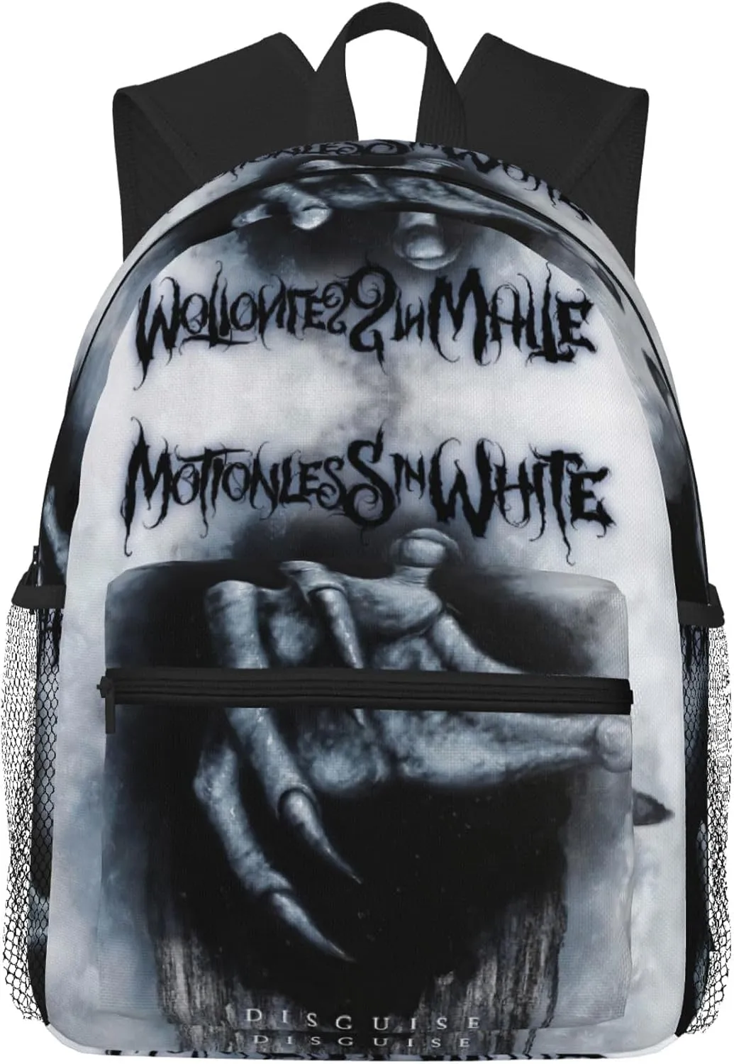 Motionless Rock In White Casual Backpack Large Lightweight Travel Bag Classic Laptop Daypack for Men Women Backpack