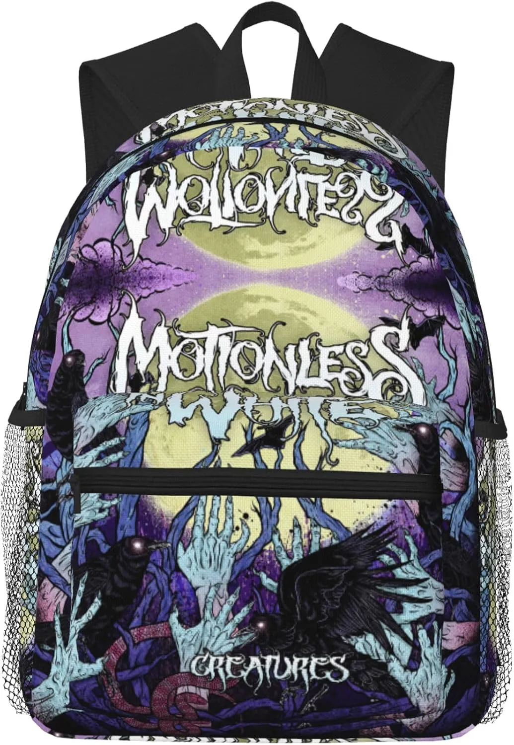 Motionless Rock In White Casual Backpack Large Lightweight Travel Bag Classic Laptop Daypack for Men Women Backpack