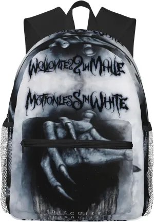 Motionless Rock In White Casual Backpack Large Lightweight Travel Bag Classic Laptop Daypack for Men Women Backpack