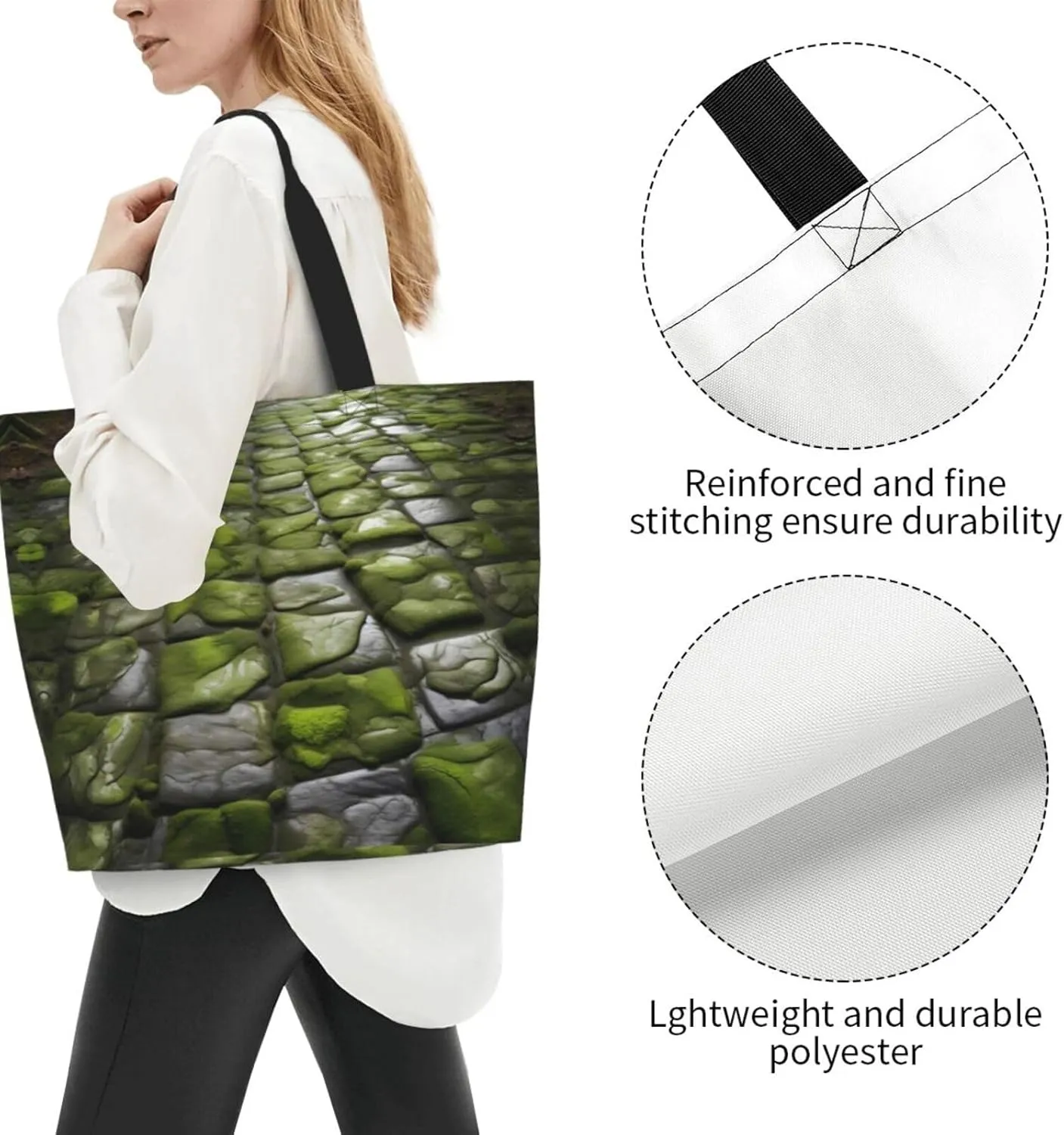 Music Note Patterns Women Tote Bag,Casual Tote'S Handbag Big Capacity Shoulder Bag Crossbody Bag