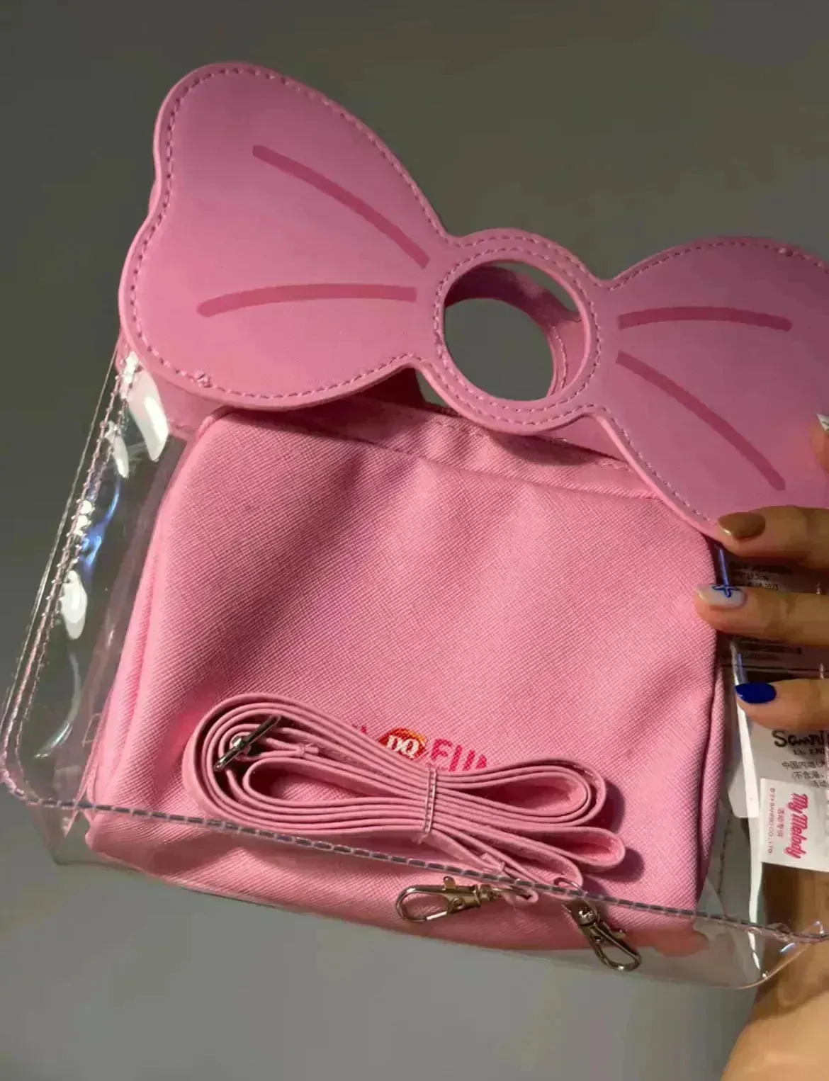 My Melody Transparent Jelly Crossbody Bag