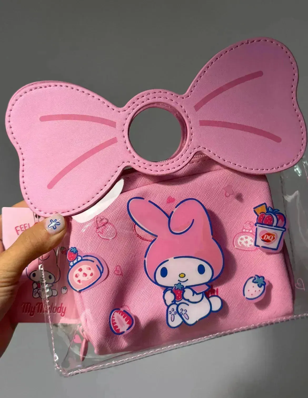 My Melody Transparent Jelly Crossbody Bag