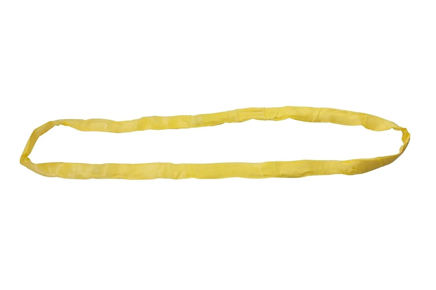 Mytee Products 12 ft Yellow Polyester Endless Round Sling 8400 LBS Vertical Capacity | 6700 LBS Choker | 16800 LBS Basket | Heavy Duty Endless Sling for Wrecker Recovery, Lifting & Towing