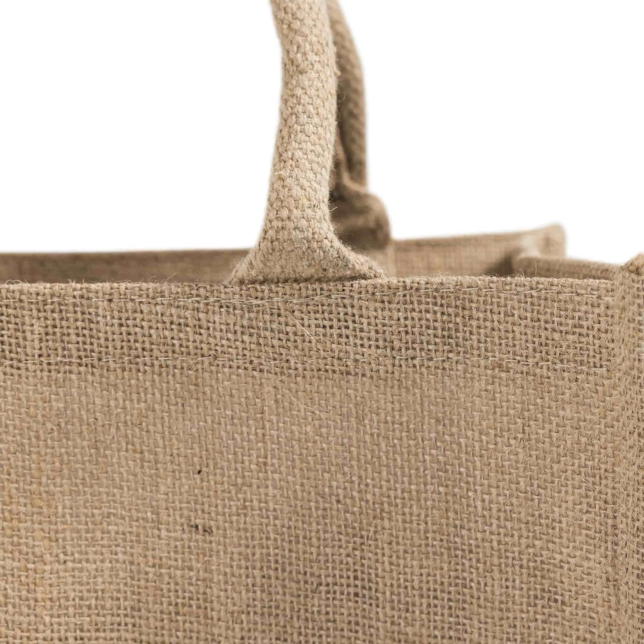 Natural Jute Wine Bags / Burlap Wine Tote Bags with Removable Dividers