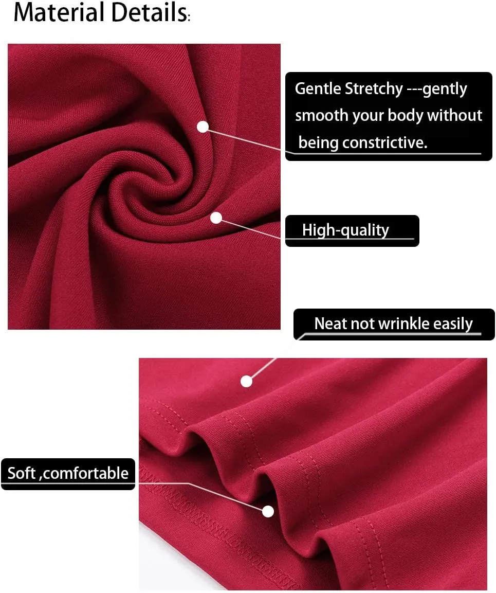 Nature Comfy Elegant Womens Wear to Work Casual one Shoulder Belted Pencil Dress with Pockets