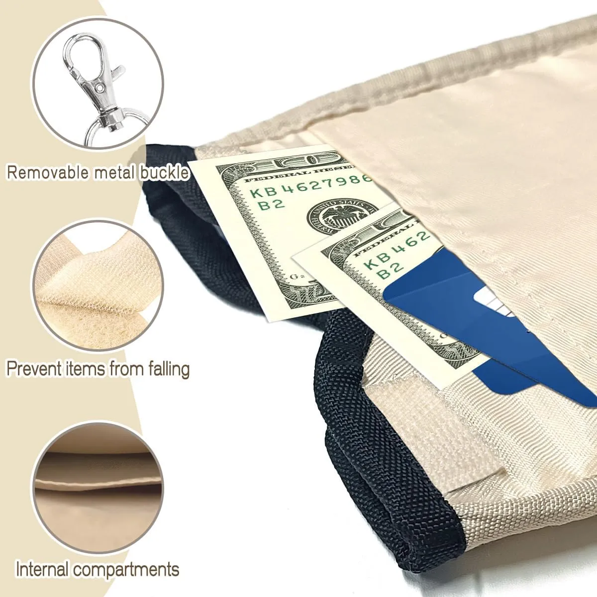 Neoprene Cell Phone Sleeve Pouch Case Bag with Crossbody Strap Neck Lanyard for Women Men 7.6 X 4.3 Inches-Wildflowers Shockproof Universal Phone Bag