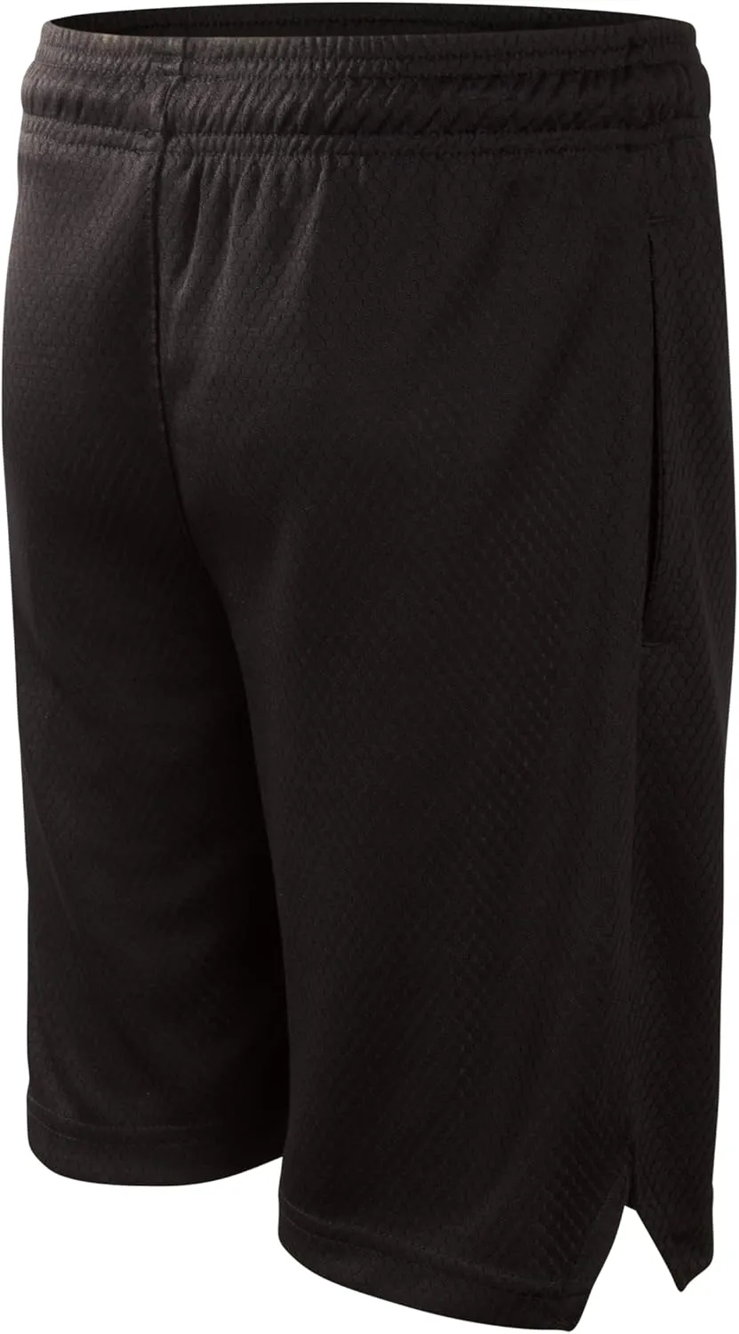 New Balance Boys' Active Shorts - Performance Gym Shorts with Pockets - Kids' Mesh Athletic Shorts for Boys' (Size: 4-20)