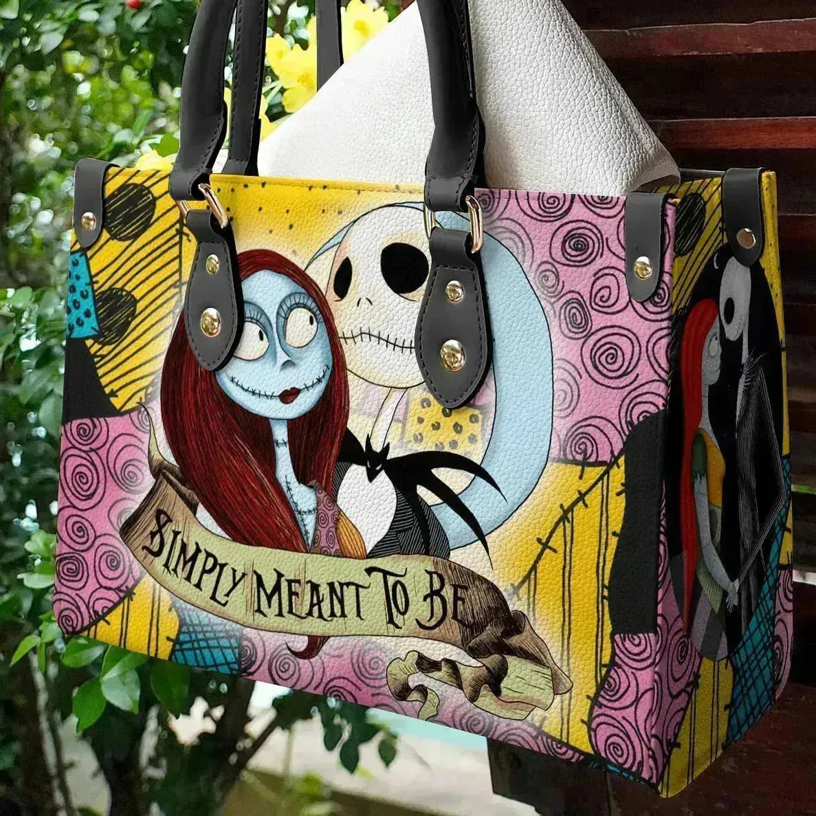 Nightmare Before Christmas Patterned Handbag