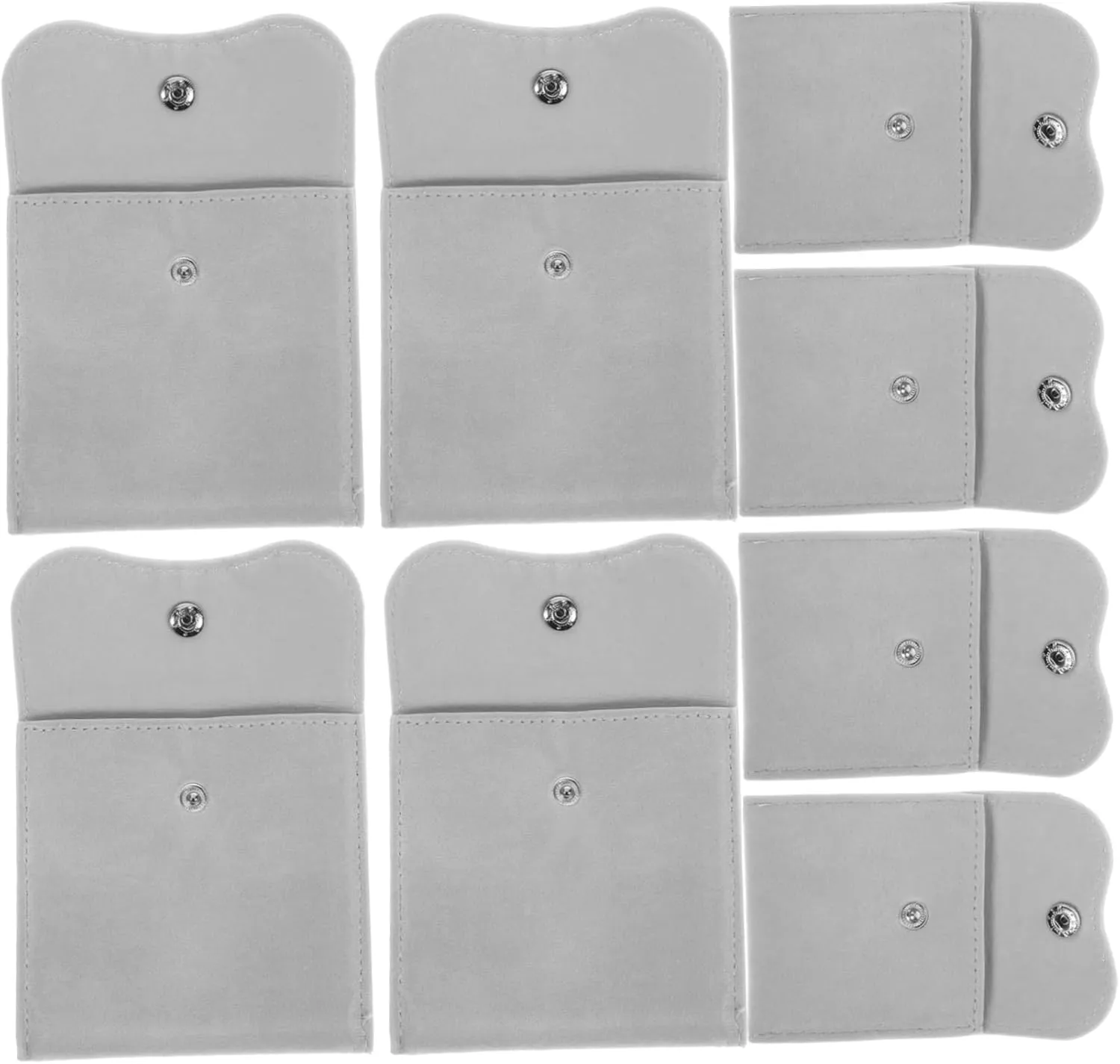 NOLITOY Bracelet Bags Earring Bags 10pcs Jewelry Pouches with Snap Button for Watch and Jewelry Storage
