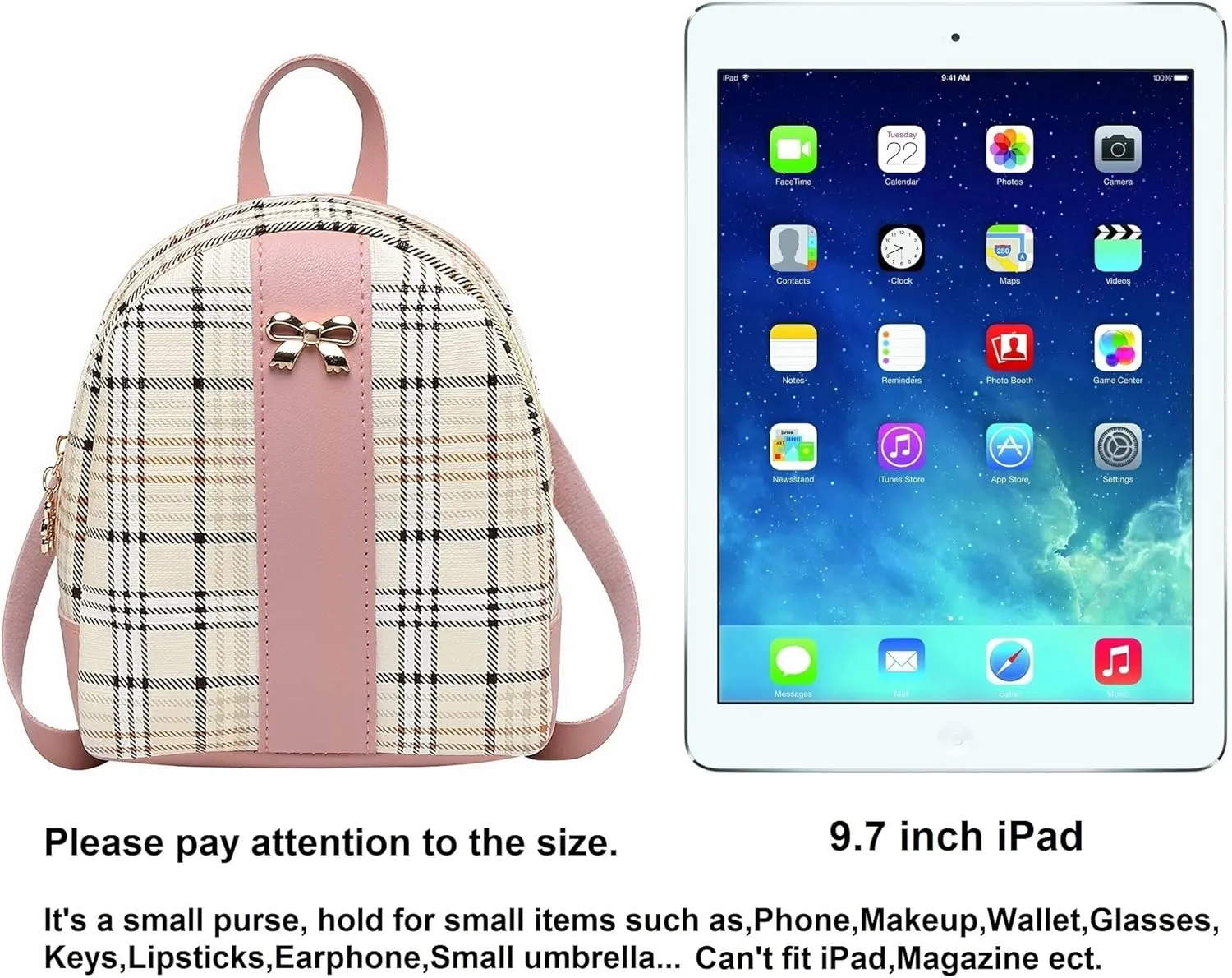 NUWA Mini Backpack Purse for Women Small Backpack for Teen Girl Gifts Trendy Stuff Cell Phone Purse Crossbody Wallet Lightweight Pouch Bag (Pink2)