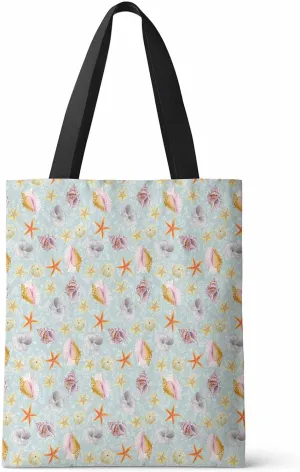 Ocean Party Fall Canvas Tote Bag Eucalyptus Leaf Shoulder Bag Casual Bag with Inner Pocket for Shopping Grocery Work