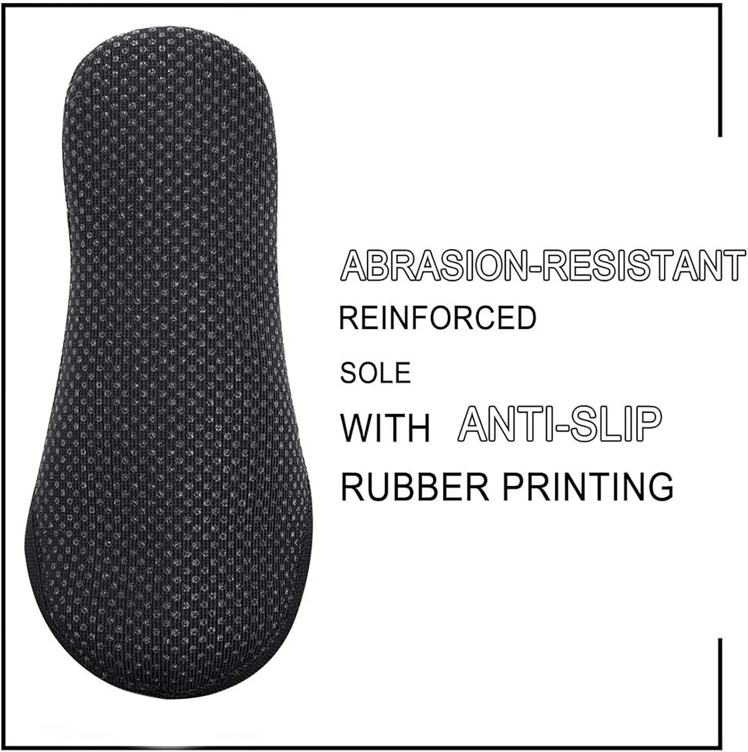 OMGear Water Socks Neoprene Socks Beach Booties 3mm 5mm Anti-Slip Wetsuit Footwear Fin Swim Sand Proof Socks