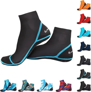 OMGear Water Socks Sand Proof Booties Quick Dry Swim Dive Socks for Sand Soccer Beach Volleyball